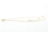#16430G - Weiss Initial Necklace Available in Any Letter of the Alphabet - Adjustable from 18"-21" Trendy Jewelry Rhinestone Jewelry Corporation