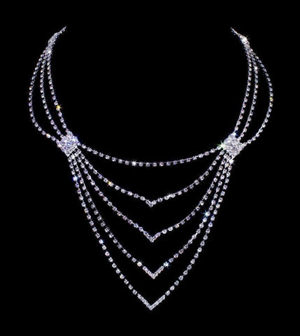 #16983 - Threads of Faith Necklace Necklaces - Bibs Rhinestone Jewelry Corporation