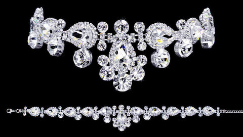 #16708 - Royal Pear Cluster Choker