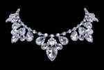 #16694 - Heavy Mist Statement Rhinestone Collar Necklace (Limited Supply)
