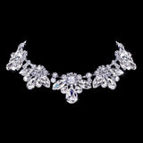 Necklaces - Midsize #16695 - Royal Statement Rhinestone Collar Necklace