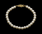 #9588-725 - 6mm Simulated Ivory Pearl Bracelet - 7.25"