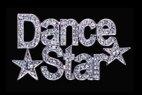 #16342 Dance Star Pin Pins - Dance/Music Rhinestone Jewelry Corporation