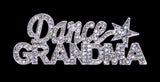 #16347 Dance Grandma Pin Pins - Dance/Music Rhinestone Jewelry Corporation