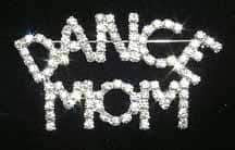 #9831 - DANCE MOM Pin Pins - Dance/Music Rhinestone Jewelry Corporation