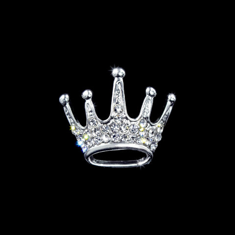 #10987 - Elegant Crown Pin Pins - Pageant & Crown Rhinestone Jewelry Corporation