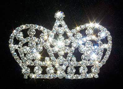 #11971 Wide Royal Crown Pin