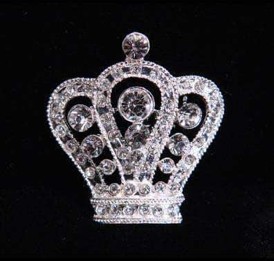 #16064 - Regal Crown Pin - 1.5" Tall