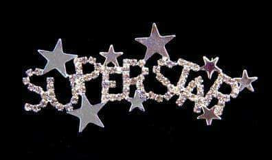 #16139 - Superstar Stars Pin Pins - Pageant & Crown Rhinestone Jewelry Corporation