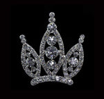 #16676 - Rivoli Burst Crown Pin
