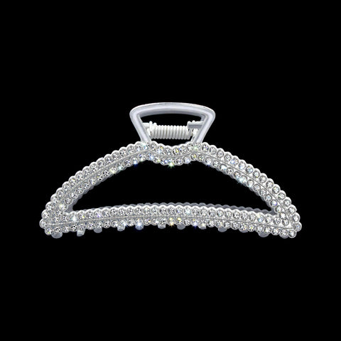 Pony Tail Holders #17364 - Rhinestone Hair Claw - 3.75"