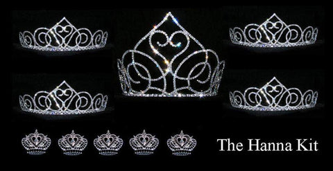 #16331 - Hanna Prom and Homecoming Court Kit prom-and-homecoming-kits Rhinestone Jewelry Corporation