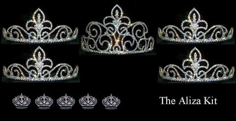 #16333 - Aliza Prom and Homecoming Court Kit prom-and-homecoming-kits Rhinestone Jewelry Corporation