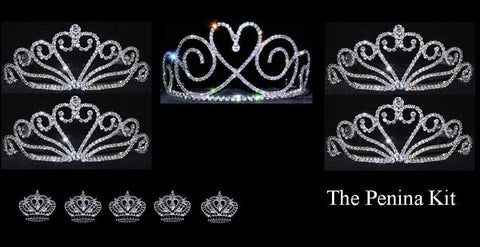 #16334 - Penina Prom and Homecoming Court Kit prom-and-homecoming-kits Rhinestone Jewelry Corporation