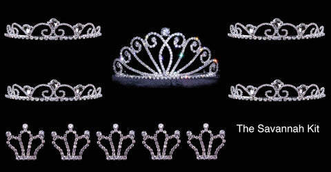 #16609 - Savannah Prom and Homecoming Court Kit prom-and-homecoming-kits Rhinestone Jewelry Corporation