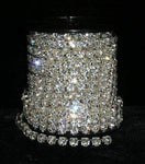 28SS Rhinestone Chain - Crystal - Silver Plated Rhinestone Chain Rhinestone Jewelry Corporation