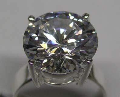 #13255 Adjustable Cocktail/Engagement Ring Rings Rhinestone Jewelry Corporation