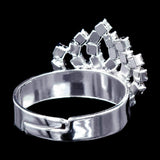 Rings #13913 Rhinestone Crown Adjustable Ring (Limited Supply)