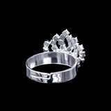 Rings #13913 Rhinestone Crown Adjustable Ring (Limited Supply)