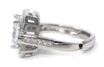 Weiss Radiant Cut CZ Engagement Ring and Cocktail Ring - ADJUSTABLE sizes 6 thru 11