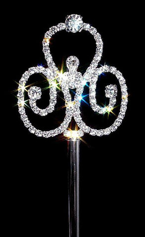 #12615 Victorian Wave Scepter Scepters Rhinestone Jewelry Corporation