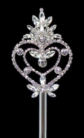 #16593 - Pageant Praise Scepter Scepters Rhinestone Jewelry Corporation