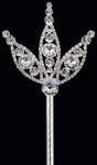 #16679 - Rivoli Burst Scepter Scepters Rhinestone Jewelry Corporation