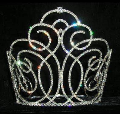 #13568 - Concierto Swirl Crown - 8" (Limited Supply)