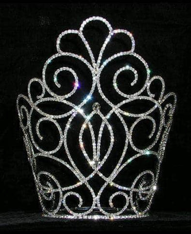 Tiaras & Crowns over 6" #15198 - Titan's Queen Crown - 11"