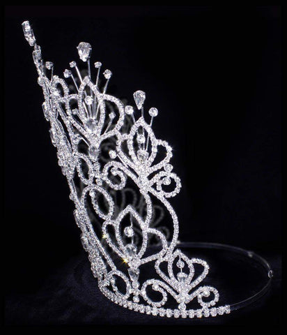 #16111xs - Maus Spray Crown - Crystal - 10"