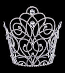 Tiaras & Crowns over 6" #16664 - Blooming Twist Adjustable Crown 9" Tall