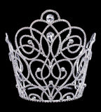 Tiaras & Crowns over 6" #16664 - Blooming Twist Adjustable Crown 9" Tall