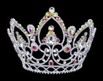 #16781AB - AB Arch tiara with Combs - 7"