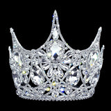 Tiaras & Crowns over 6" #17321 - Noble Beauty Adjustable Crown - 7"  Tall