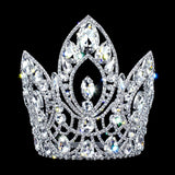 Tiaras & Crowns over 6" #17347 - The Magnificent Marquis (Wide) Adjustable Crown - 7"