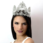 Tiaras & Crowns up to 6" #12539 Navette Crowned Heart Tiara
