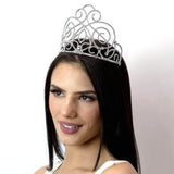 Tiaras & Crowns up to 6" #12555 Victorian Class Tiara - 4.25"