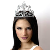 Tiaras & Crowns up to 6" #12737 Large Fleur Di Lis Tiara