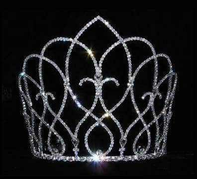 Tiaras & Crowns up to 6" #15437 - Vaulted Ceiling Tiara - 6"