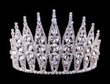 #15741 - Large Rivoli Burst Adjustable Crown - 5" tall