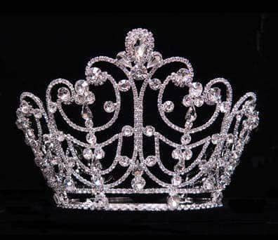 Tiaras & Crowns up to 6" #15899 - Rising Chunk Fixed Crown