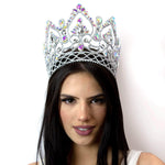 #16327abs - AB Arch Tiara with Combs 5.75"