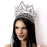 #16327abs - AB Arch Tiara with Combs 5.75"
