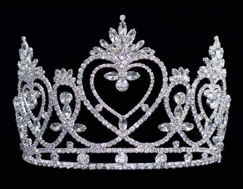 #16455 Pageant Praise Tiara with Combs - 5"