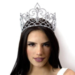 #16571 - Flower of The River Tiara with Combs 4.5" Tall