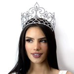 #16571 - Flower of The River Tiara with Combs 4.5" Tall
