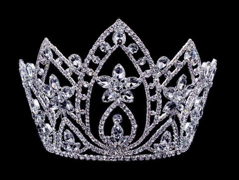 #16658 Pear Blossom Tiara with Combs 6"