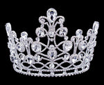 #16877 Grand Fountain Tiara with Combs - 5.75"
