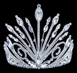#17045 - Peacock Tiara with Combs - 6"