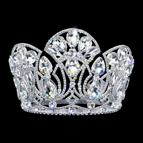 Tiaras & Crowns up to 6" #17336- The Martina Adjustable Crown -5.5"